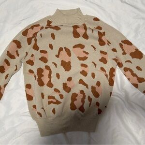 Stylish Beige and Brown Women's Sweater